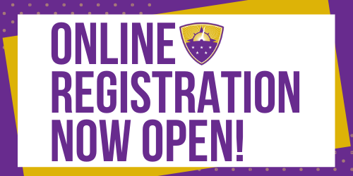 Online Registration Now Open