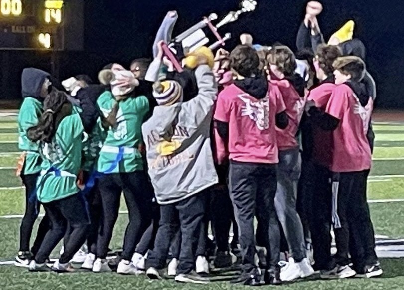 Celebrating their win!